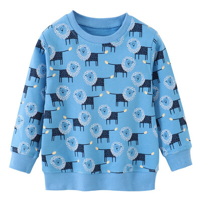 Jumping Meters New Arrival Rockets Druka Rudens Ziemas Bērni Apģērbi Zēnu Džemperi Kokvilnas Garās Piedurknes Topi Hoodies Krekli
