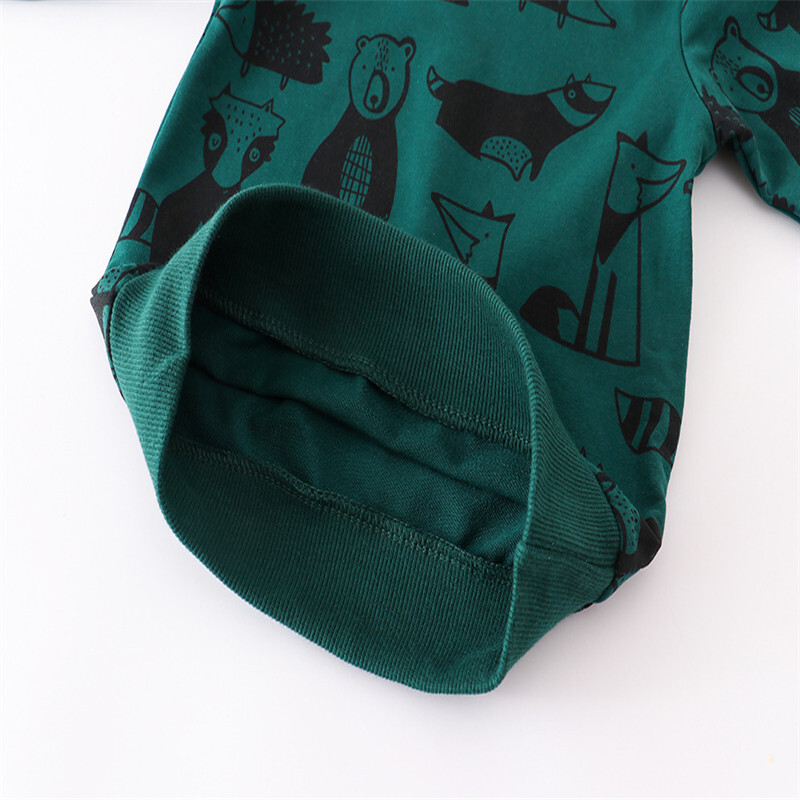 Hüppemeetrid Uus Saabumine Rockets Print Sügis Talv Lapsed Riided Poisid Pusad Puuvillased Pikad varrukad Topid Pusad Särgid