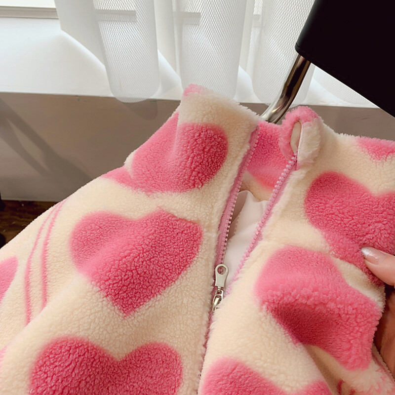 2 3 4 5 6 7 8 ani jachetă de pluș pentru fete toamnă și iarnă menține căldură îmbrăcăminte exterioară modă prințesă haină de Crăciun haine pentru copii