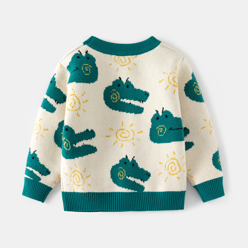 Baby Boys Girls Pulóver Rajzfilm Dinosaur Kids Pullover Pulóver