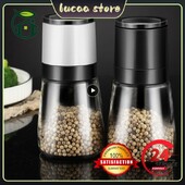 Sāls un piparu dzirnaviņas Uzpildāms piparu kratītājs ar regulējama biezuma garšvielu tvertni Virtuves manuālā dzirnaviņas garšvielu dzirnaviņas
