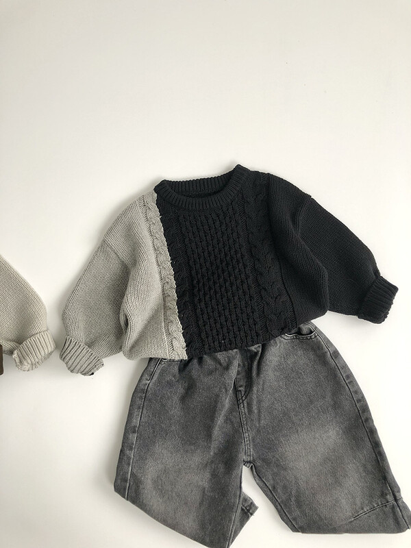 2024 Φθινόπωρο Νέο Παιδικό Πλεκτό Πλεκτό Πλεκτό Πουλόβερ Vintage Γυναικεία Πουλόβερ Παιδικά Αγόρια Βαμβακερά Πλεκτά Πουλόβερ Βρεφικά Ρούχα