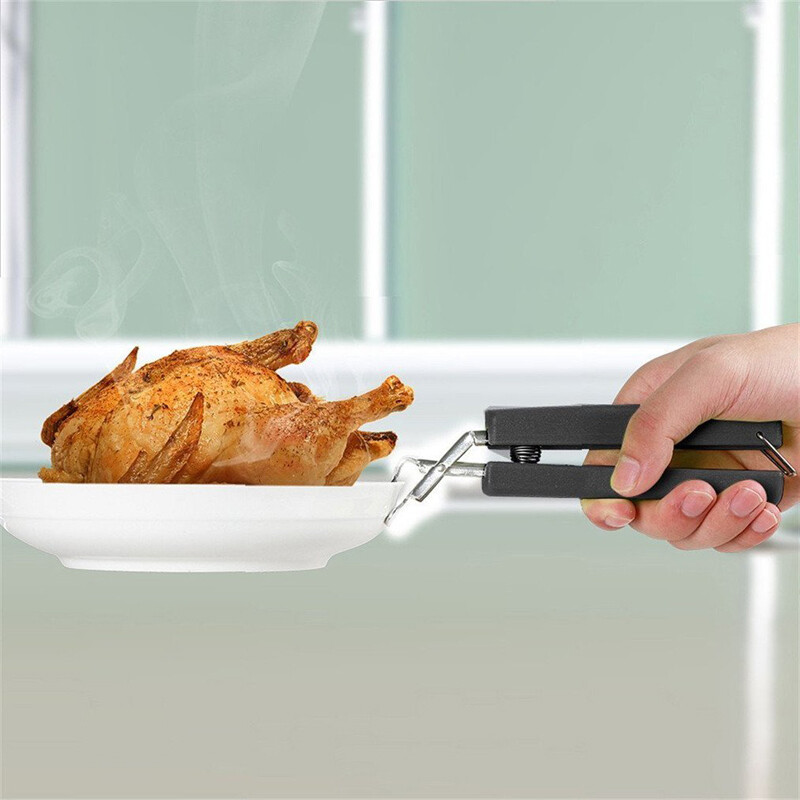 „Walfos Kitchen“ nerūdijančio plieno išskirtinis dubenėlio puodo griebtuvo spaustukas karšto indo lėkštės dubens segtukas retriverio žnyplės