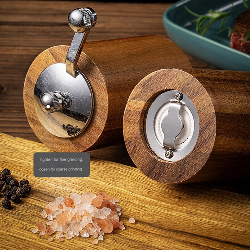 Rankinės pipirų malimo mašinos virtuvės vadovas pipirų žirneliai juodųjų pipirų malimo buitinės jūros druskos pipirų malimo butelių reikmenys