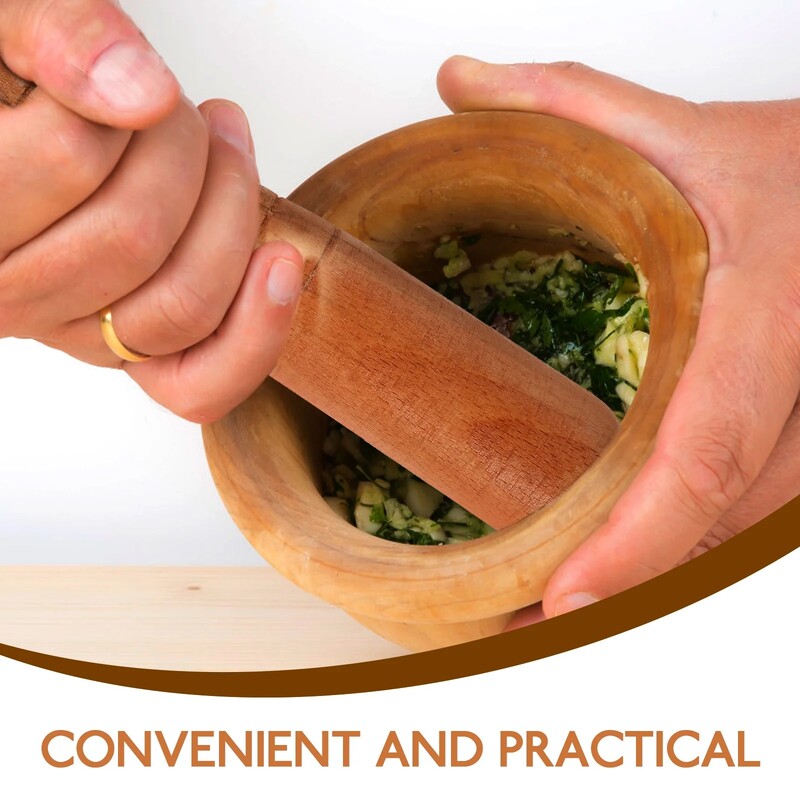 Pickleball maišytuvų lazdelės virtuvės tiekimo vadovas česnako medinis šlifavimo strypas Daugiafunkcis indų grūstuvės keitimas