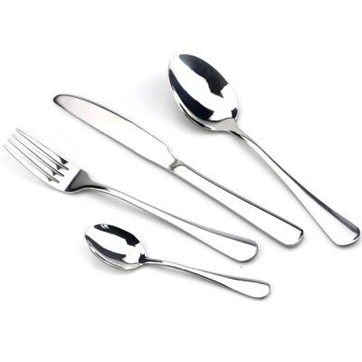 Σετ σερβίτσιο φαγητού Rainbow πολύχρωμο Σετ μαχαιροπήρουνων από ανοξείδωτο ατσάλι 1/4 τεμ.