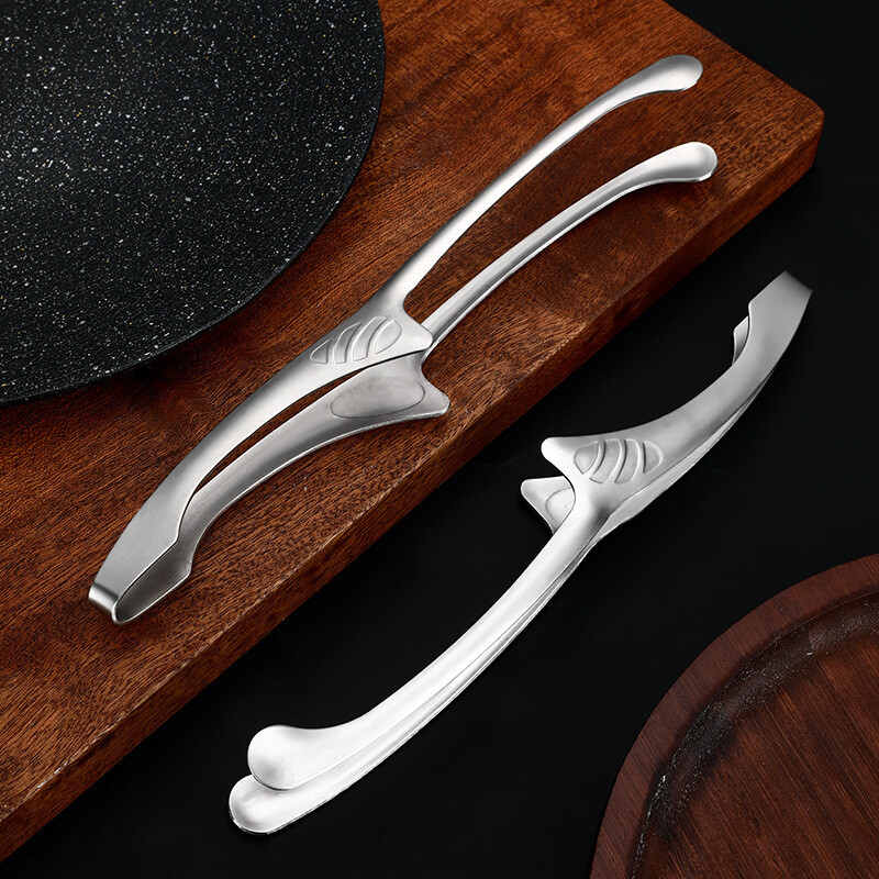 304 Hvataljke za roštilj od nehrđajućeg čelika Korejske hvataljke za roštilj Kuhinjske pincete Metalne hvataljke za roštilj meso i hranu Stejkovi Kuhinjski pribor