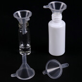 10τμχ Mini Plastic Funnel Small Mouth Liquid Oil Funnels Εργαστηριακές προμήθειες Εργαλεία Σχολικά Πειραματικά