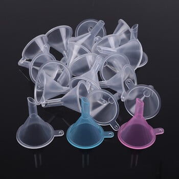 20PCS Small Plastic Funnel Set for Perfume Diffuser Bottle Mini Liquid Oil Funnel Mini Packaging Funnel Funnel Perfume Funnel