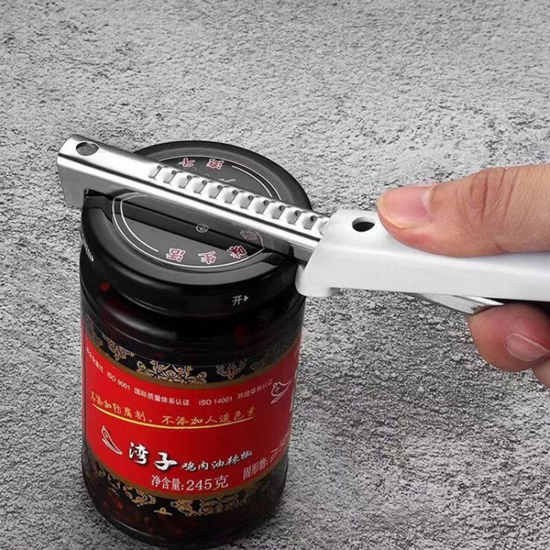 1 gab. Regulējami nerūsējošā tērauda burku atvērēji, ar roku necaurlaidīgi bīdāmi ātrais pudeļu attaisāmais daudzfunkcionāls vāka attaisāmais virtuves sīkrīki