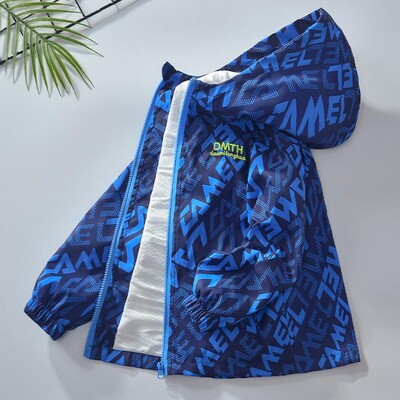 Κορεάτικο μπουφάν μόδας για κορίτσια Εφηβικό παλτό με κουκούλα με κουκούλα με κουκούλα, ανοιξιάτικο φθινόπωρο, αντιανεμικό παλτό, αντιανεμικό