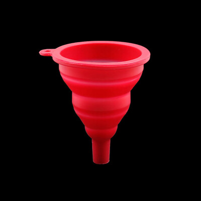 Silicone World Foldable Silicone Funnel Telescopic Mini Pouring Oil Funnel Εργαλεία κουζίνας Φορητό χωνί αλλαγής λαδιού κινητήρα αυτοκινήτου