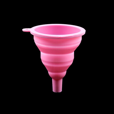Silicone World Foldable Silicone Funnel Telescopic Mini Pouring Oil Funnel Εργαλεία κουζίνας Φορητό χωνί αλλαγής λαδιού κινητήρα αυτοκινήτου