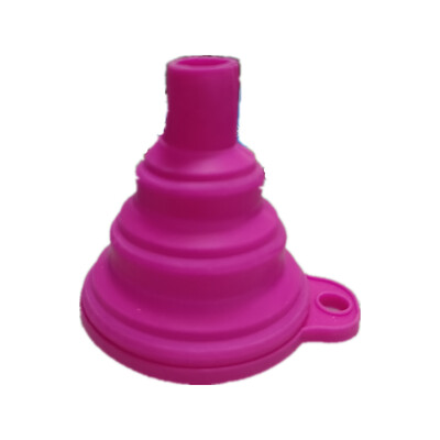 1τμχ Πτυσσόμενο φορητό χωνί σιλικόνης Εργαλεία κουζίνας Αξεσουάρ κουζίνας Πτυσσόμενο χωνί χοάνη διανομής υγρών οικιακής χρήσης