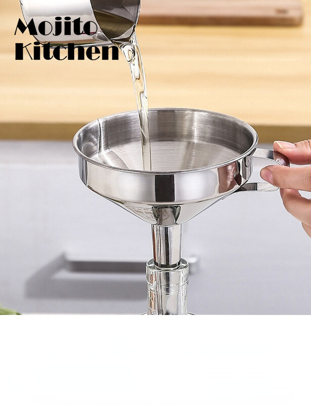 Χωνί από ανοξείδωτο χάλυβα Pour Oil Wine Liquid Hopper Kitchen Home 10/12/14cm Εργαλεία & Gadgets Ανθεκτικά