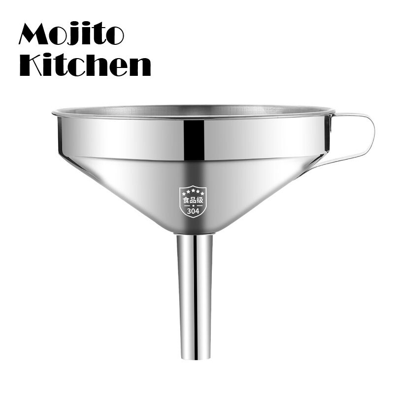 Χωνί από ανοξείδωτο χάλυβα Pour Oil Wine Liquid Hopper Kitchen Home 10/12/14cm Εργαλεία & Gadgets Ανθεκτικά