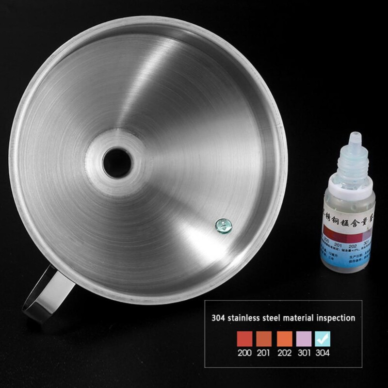 Χωνιά κουζίνας 4 σε 1 για γέμισμα μπουκαλιών Χωνιά κουζίνας με αποσπώμενο φίλτρο φίλτρου πλαστικό λάδι χωνί κουζίνας