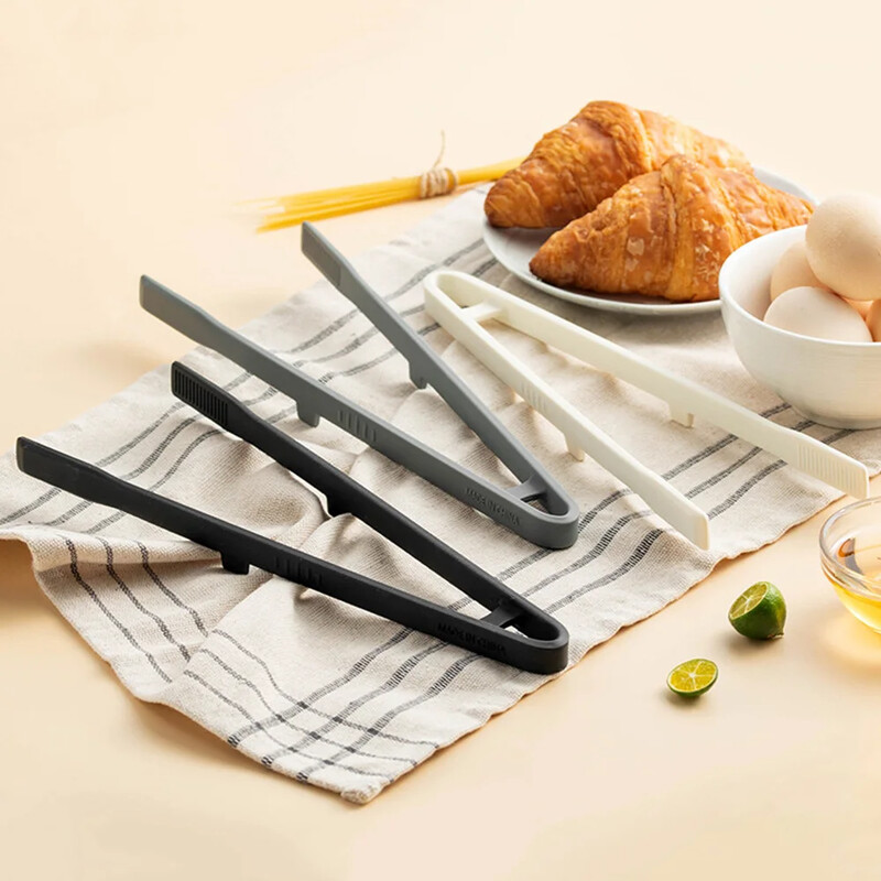 Silikona grila knaibles Nepiedegošas pārtikas maizes sprādzes karstumizturīgas BBQ salātu gatavošanas pasniegšanas skavas steiku makaronu skava virtuvei