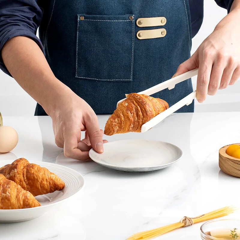 Silikona grila knaibles Nepiedegošas pārtikas maizes sprādzes karstumizturīgas BBQ salātu gatavošanas pasniegšanas skavas steiku makaronu skava virtuvei