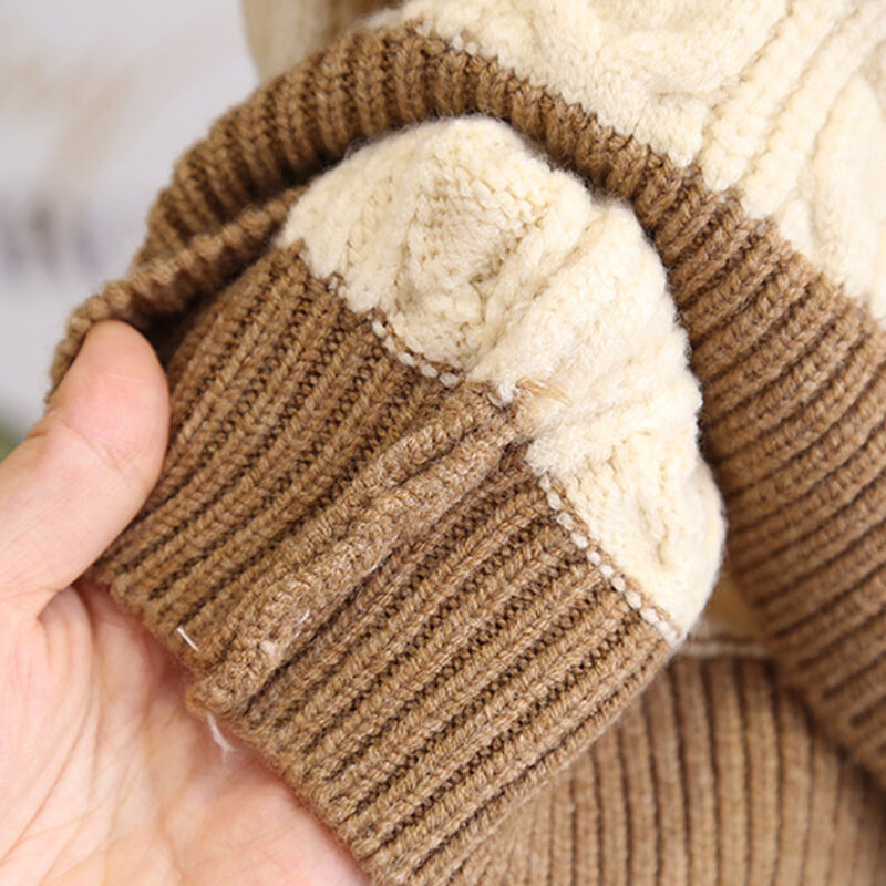 Βρεφικά αγόρια πουλόβερ Χειμερινά σχολικά πλεκτά για αγόρια Μακρυμάνικα βαμβακερά πουλόβερ Παιδικά πουλόβερ πλεκτά με καλώδιο Ωραία παιδικά ρούχα HY09121