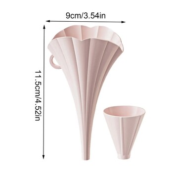 Сгъваема фуния за готвене с филтър за храна, гъвкави мини фунии, сгъваема кухненска фуния за храна за масло и сок от вино