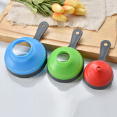 Σετ (3 τεμ.) Πτυσσόμενο πλαστικό χωνί με πλατύ στόμα με λεπτό στόμα σετ τριών τεμαχίων Σετ μαρμελάδας χωνί λαδιού Σετ διαρροής λαδιού Εργαλεία κουζίνας