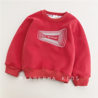 Παιδικά αγόρια πουλόβερ 2024 Φθινόπωρο Χειμώνας με στάμπα O-λαιμόκοψη Ευέλικτο μακρυμάνικο μπλουζάκια για μωρά αγόρια Παιδικά μπλουζάκια με βάση για αγόρια