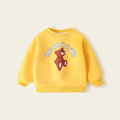 Παιδικά αγόρια πουλόβερ 2024 Φθινόπωρο Χειμώνας με στάμπα O-λαιμόκοψη Ευέλικτο μακρυμάνικο μπλουζάκια για μωρά αγόρια Παιδικά μπλουζάκια με βάση για αγόρια