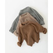 Rudens mažiems berniukams, mergaičių megztiniai megztiniai, megztiniai, megztiniai, pilnomis rankovėmis kūdikiams, šilti rūbai vaikams