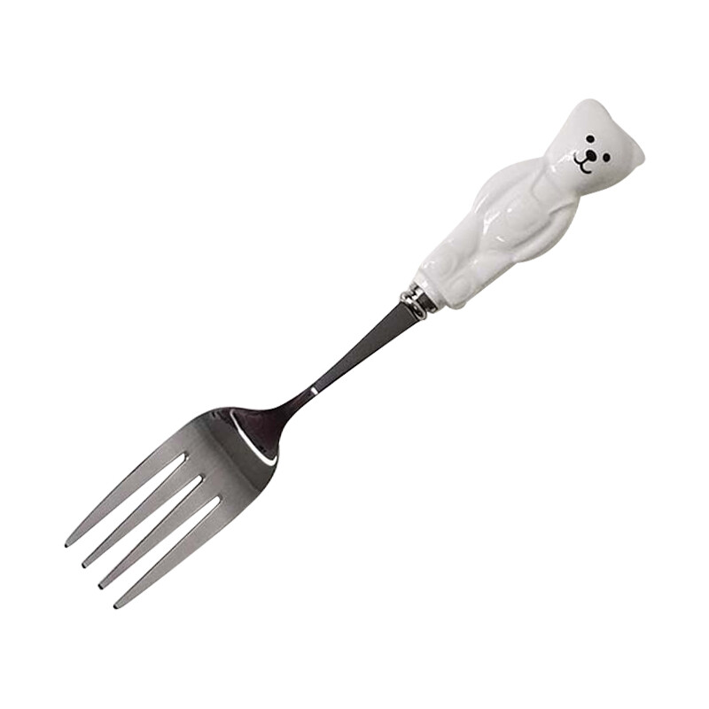 2PCS/Set Žlica za kavu od nehrđajućeg čelika 304 Žlica za sladoled od lubenice Žlica za čaj Žlica za desert Vilica Dječje kreativno posuđe