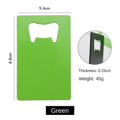 1 buc. Deschidetor de conserve de sticle creativ în formă de poker din oțel inoxidabil dimensiune card de credit bar restaurant bere metal instrument de deschidere cadou