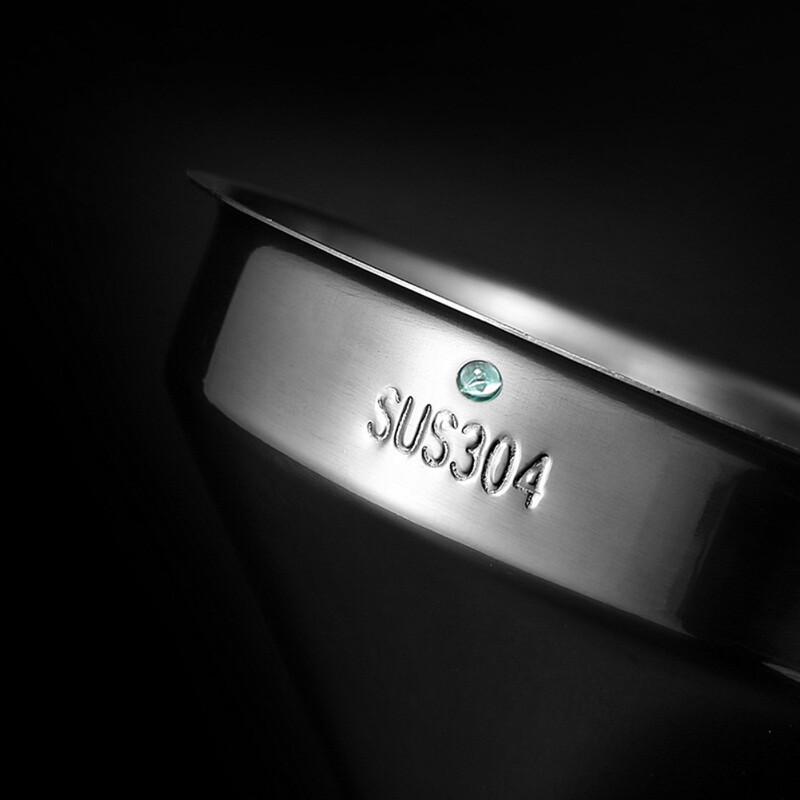 Nerūdijančio plieno piltuvas virtuvės alyvos skystis piltuvas Metalinis piltuvas Filtras platus piltuvas skirtas konservuoti namų virtuvės įrankius