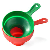 Silikoonist kokkupandav lehter Kokkupandav teleskoopne vedeliku täitelehter laia suuga tavaline moosivürtsipakk köögipurgid Tööriistad