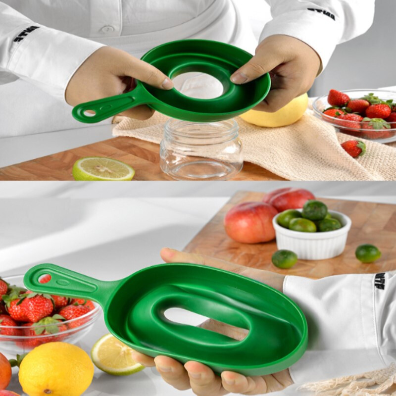 Silikoonist kokkupandav lehter Kokkupandav teleskoopne vedeliku täitelehter laia suuga tavaline moosivürtsipakk köögipurgid Tööriistad