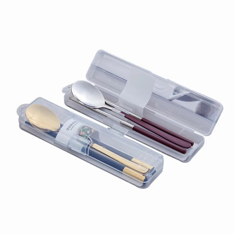 Trauku komplekts Nerūsējošā tērauda galda piederumu komplekts Korejiešu karotes Irbulīši Vakariņu komplekts Virtuves trauku komplekts Karotu galda piederumu komplekts