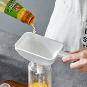 Lehter Vedel täidis jaotur Filterõli Vürtsid Moosisalat Konserveeritud köögilehter ristkülikukujuline jaotur käepidemega köögividinaga