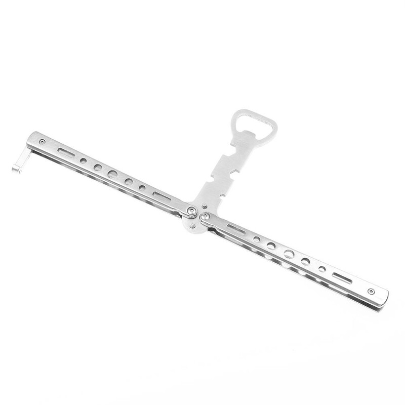 Sulankstomas nerūdijančio plieno alaus butelių atidarytuvas „Butterfly Trainer“ įrankiai