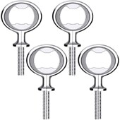 Ανοιχτήρι μπουκαλιών Κενό DIY Ανοιχτήρι μπύρας Ανοξείδωτο επίπεδο Άνοιγμα μπουκαλιών Ανοιχτήρι μπύρας με σπείρωμα 4 τμχ