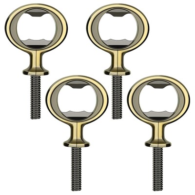 Ανοιχτήρι μπουκαλιών Κενό DIY Ανοιχτήρι μπύρας Ανοξείδωτο επίπεδο Άνοιγμα μπουκαλιών Ανοιχτήρι μπύρας με σπείρωμα 4 τμχ