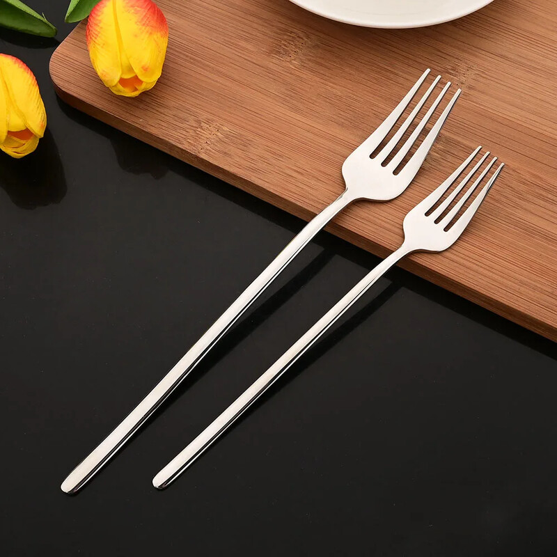 5 db-os evőeszköz készlet rozsdamentes acél evőeszköz készlet desszert villa kanál kés vacsorakészlet ezüst étkészlet konyhai ezüst edény