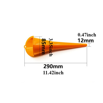 5 бр. Маслена фуния Малък калибър Уста Дълга уста Устойчив на пръски Пластмасови авточасти Мотоциклетни Инструменти за зареждане с бензин Пълнене на масло