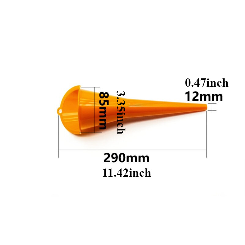 5 tk õlilehter väikese kaliibriga suu pikk suu pritsmekindel plastikust autoosad mootorratta bensiini tankimise tööriistad õli täitmine
