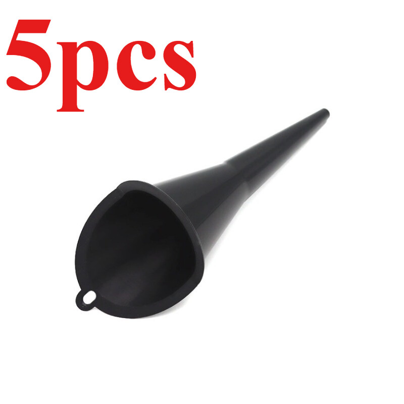 5 tk õlilehter väikese kaliibriga suu pikk suu pritsmekindel plastikust autoosad mootorratta bensiini tankimise tööriistad õli täitmine