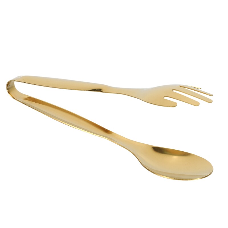 Nerūdijančio plieno maisto žnyplės Auksinės virtuvės reikmenys savitarnos kepimo įrankiai Grilio spaustukai Duonos kepsnių žnyplės