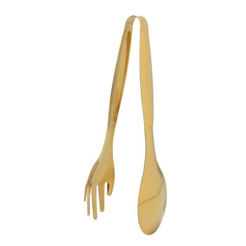 Nerūdijančio plieno maisto žnyplės Auksinės virtuvės reikmenys savitarnos kepimo įrankiai Grilio spaustukai Duonos kepsnių žnyplės