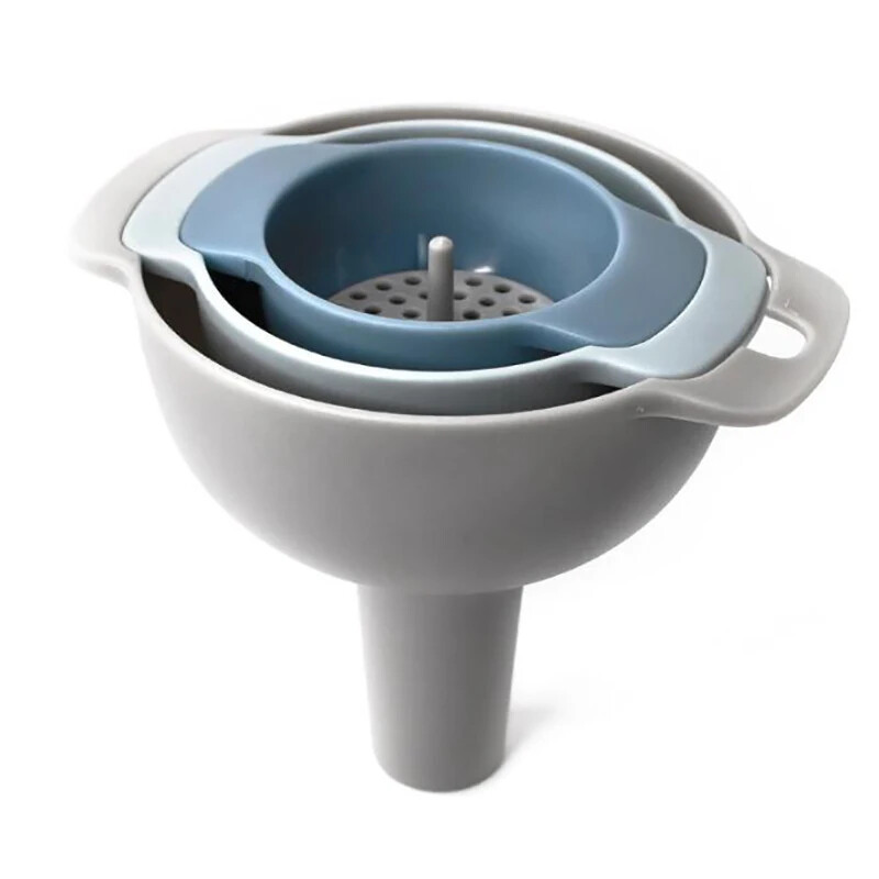 Buitinio filtro daugiafunkcinis piltuvo rinkinys Alyvos bunkeris Filtro alyvos skardinės antrinė pakuotė plastikinis piltuvas Virtuvės įrankiai