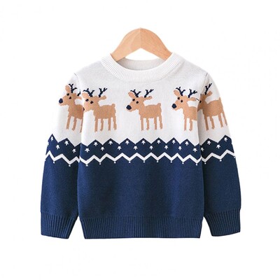 Παιδικό χριστουγεννιάτικο πουλόβερ Cozy σχέδιο κινουμένων σχεδίων Χριστουγεννιάτικο παιδικό πουλόβερ για αγόρια κορίτσια Διασκεδαστικά χειμωνιάτικα Unisex πλεκτά για το νέο έτος