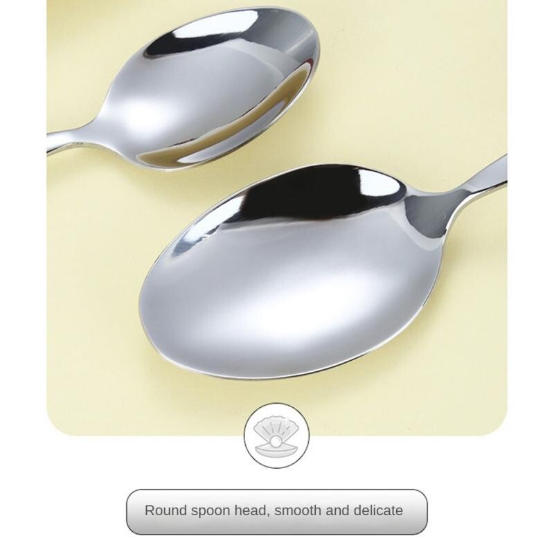 Oțel inoxidabil 304 lingură cu furculiță de lux ușor din ceramică creativă cu mâner perlat Tacâmuri de uz casnic Restaurante Cubiertos multifuncțional