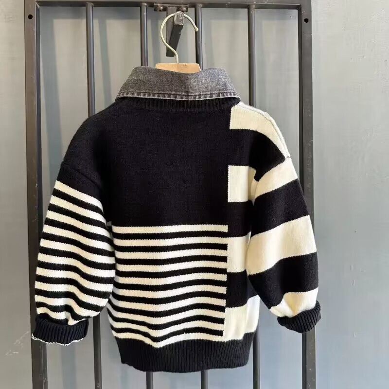 3 5 7 9Y Αγόρια Πουλόβερ Άνοιξη και Φθινόπωρο Παιδικά Πουλόβερ Πουλόβερ Αγόρια Βρεφικά Παχύ Πλεκτά Ζεστά Πουλόβερ