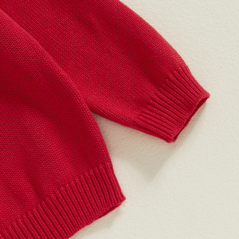 MISOWMNJOY Χριστουγεννιάτικα πλεκτά μωρά κοριτσάκια αγόρια πουλόβερ Χαριτωμένα παιδιά με τάρανδο Χειμερινά ζεστά ρούχα πουλόβερ πουλόβερ Βρεφικά μπλουζάκια